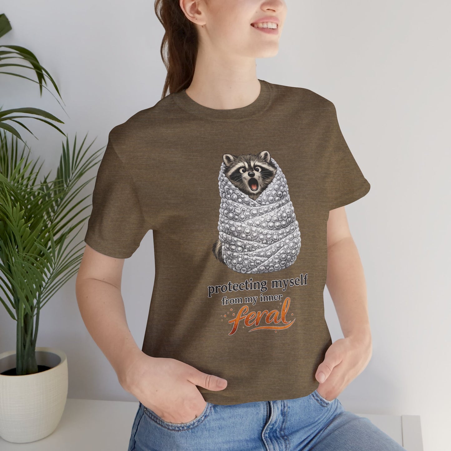 Bubble Wrapped Raccoon T-shirt