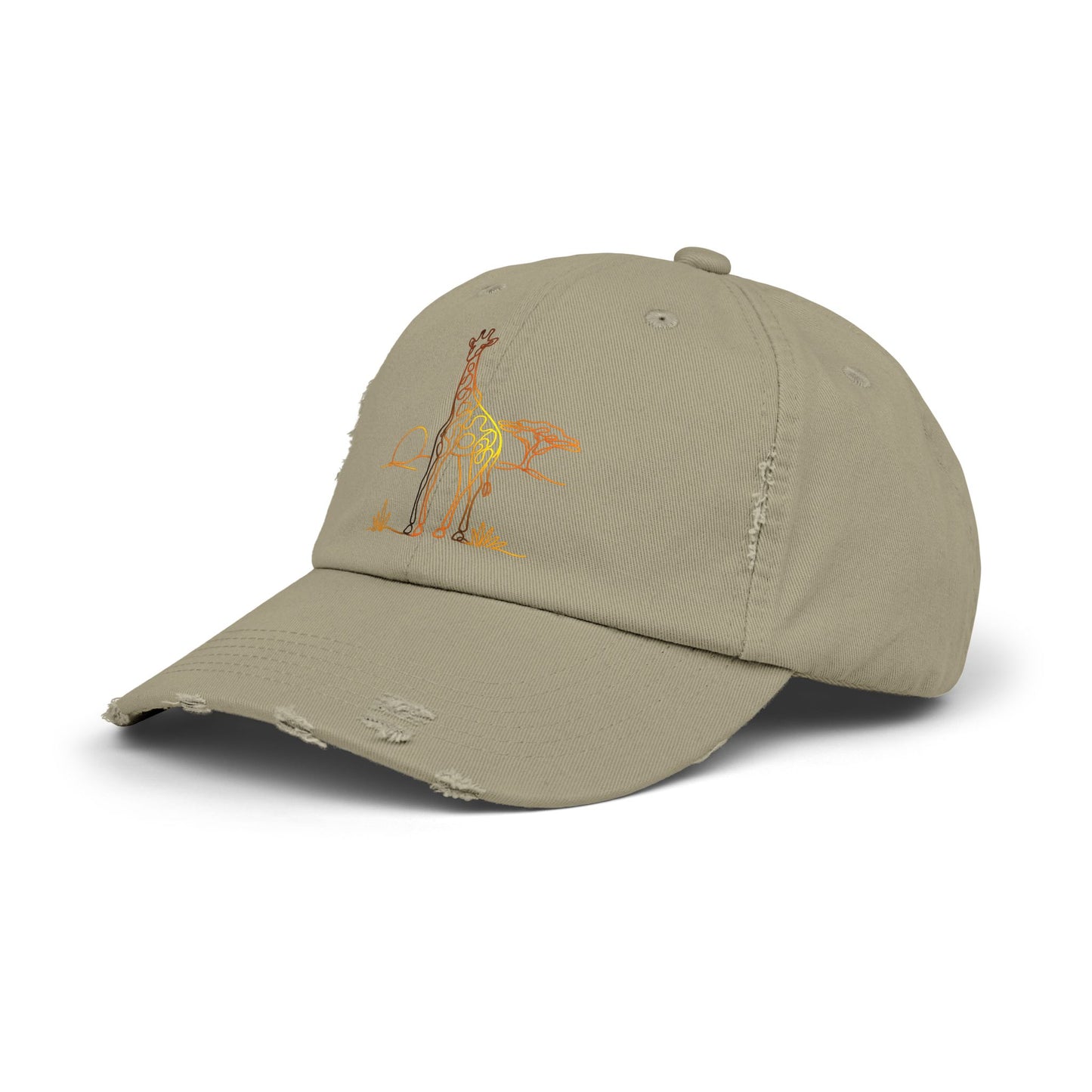 Safari Giraffe | Distressed Cap