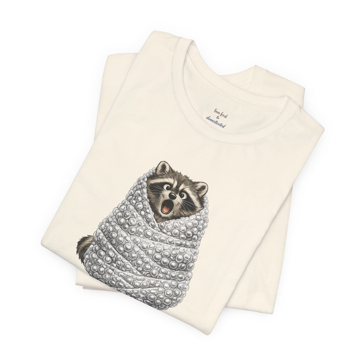 Bubble Wrapped Raccoon T-shirt