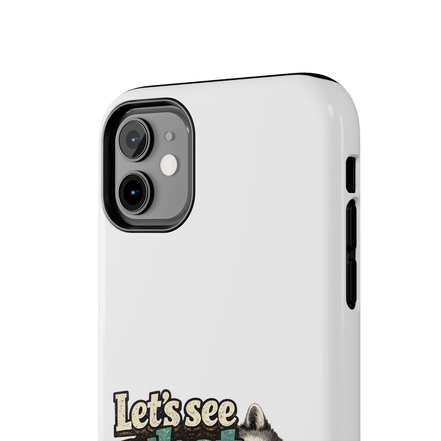 Peek & See Raccoon Phone Case — Tough & Cute Protective Phone Cover