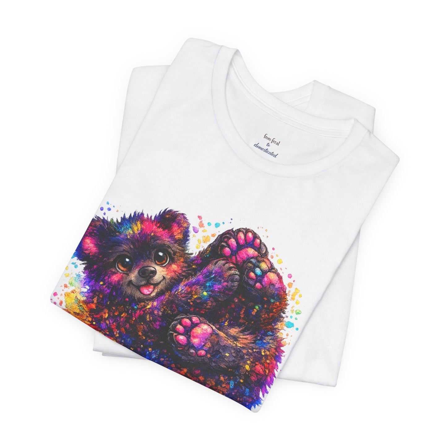 Watercolor Wildlife Bear Cub T-Shirt