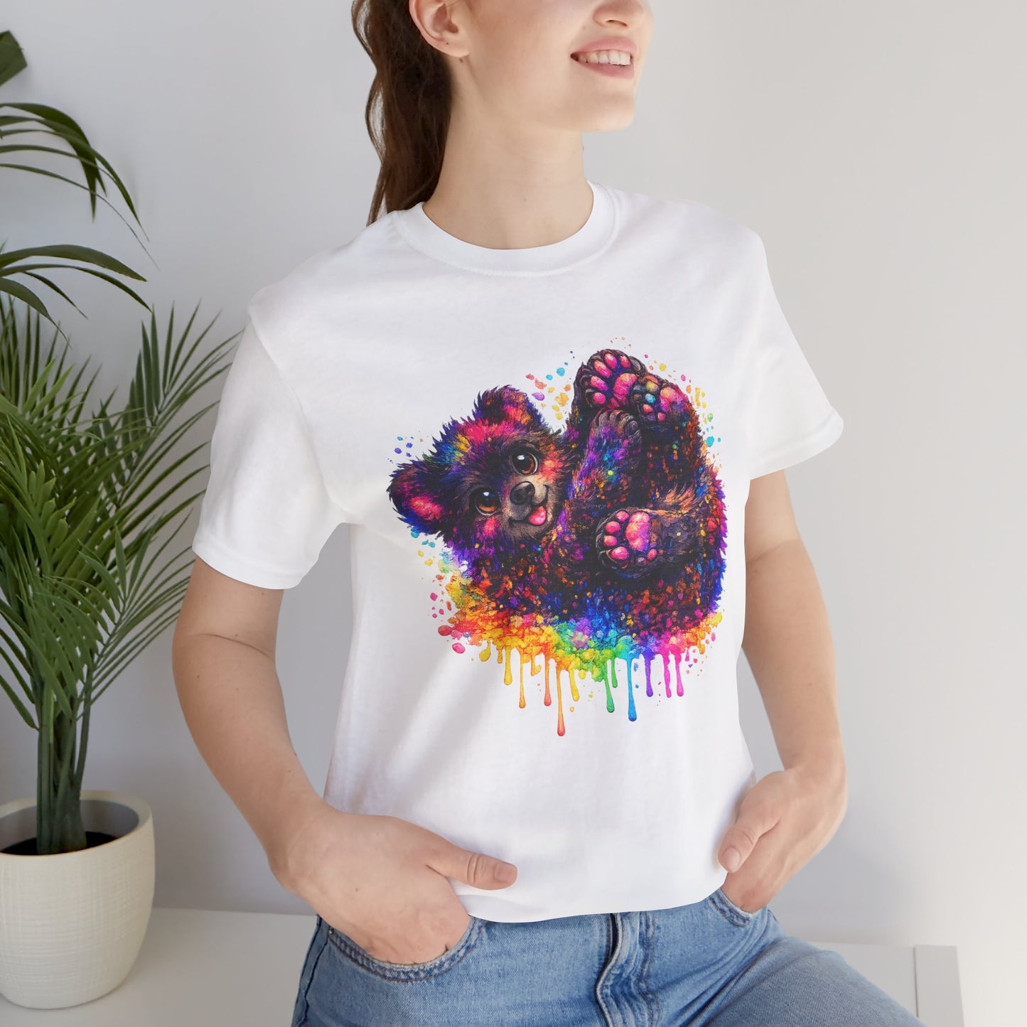 Watercolor Wildlife Bear Cub T-Shirt