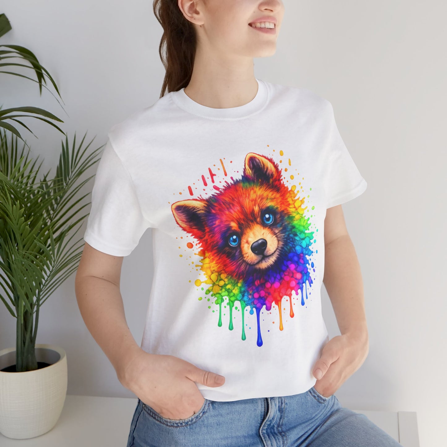 Watercolor Wildlife Bear Cub T-Shirt