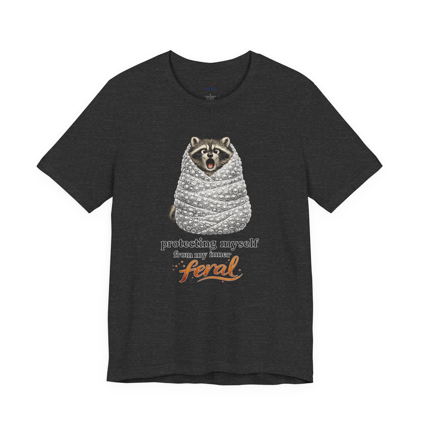 Bubble Wrapped Raccoon T-shirt