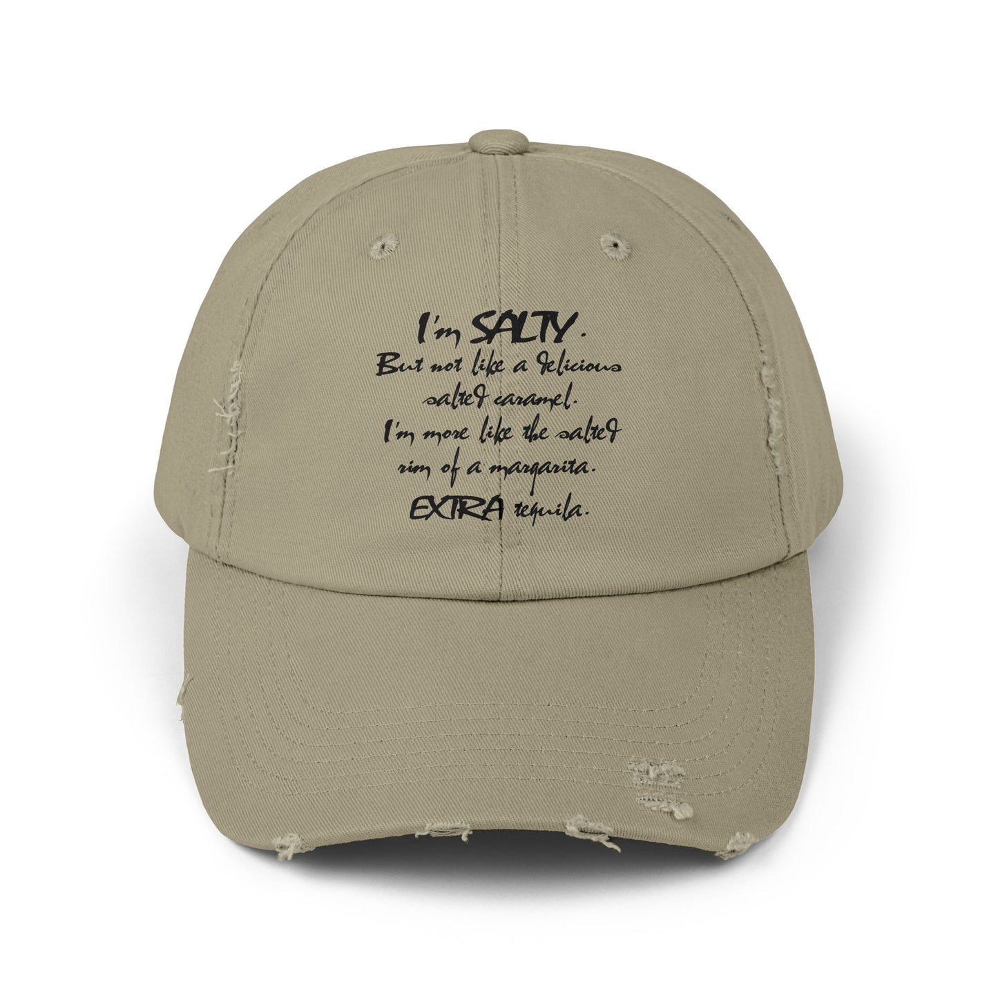 "Salty" Distressed Cap —  Funny Truth Hat