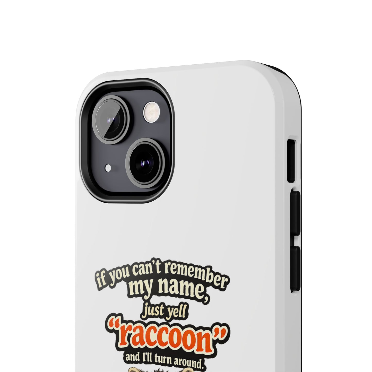 Yell Raccoon Phone Case — Tough & Cute Protective Phone Cover