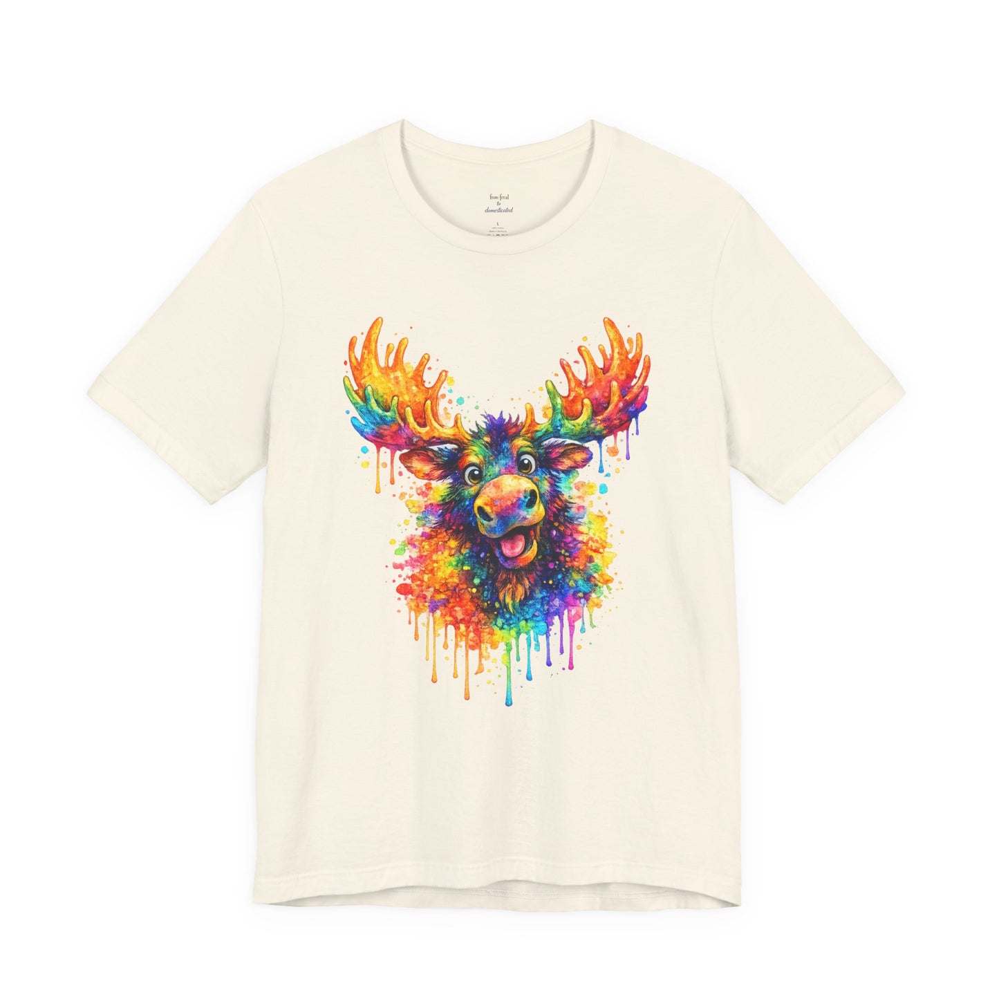 Watercolor Wildlife Moose T-Shirt