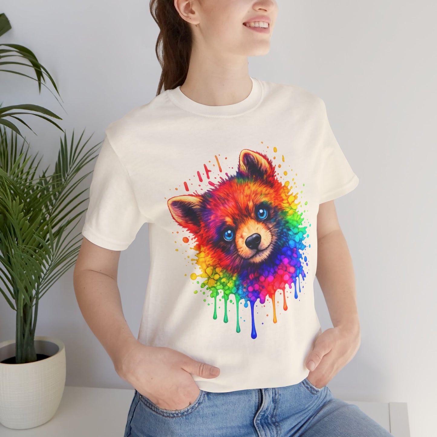 Watercolor Wildlife Bear Cub T-Shirt