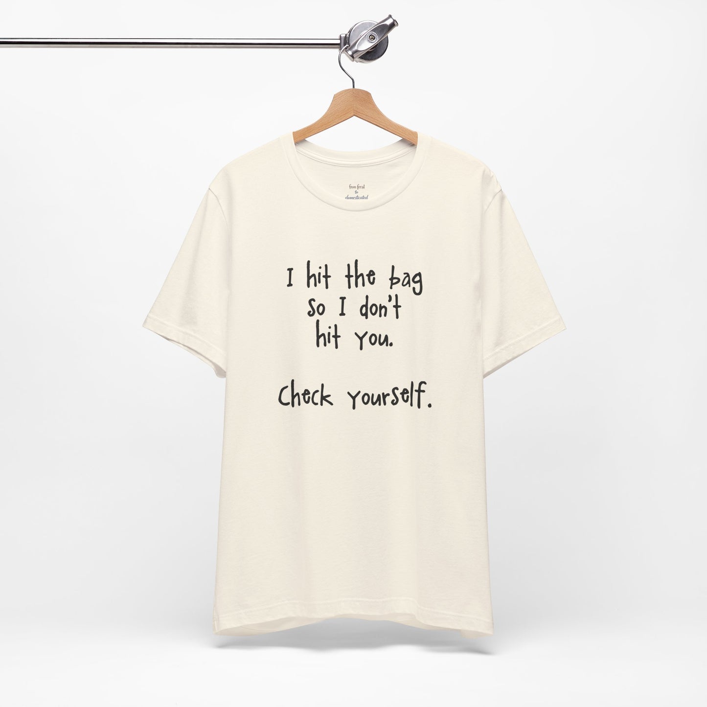 "Check Yourself" Kickboxing Tee