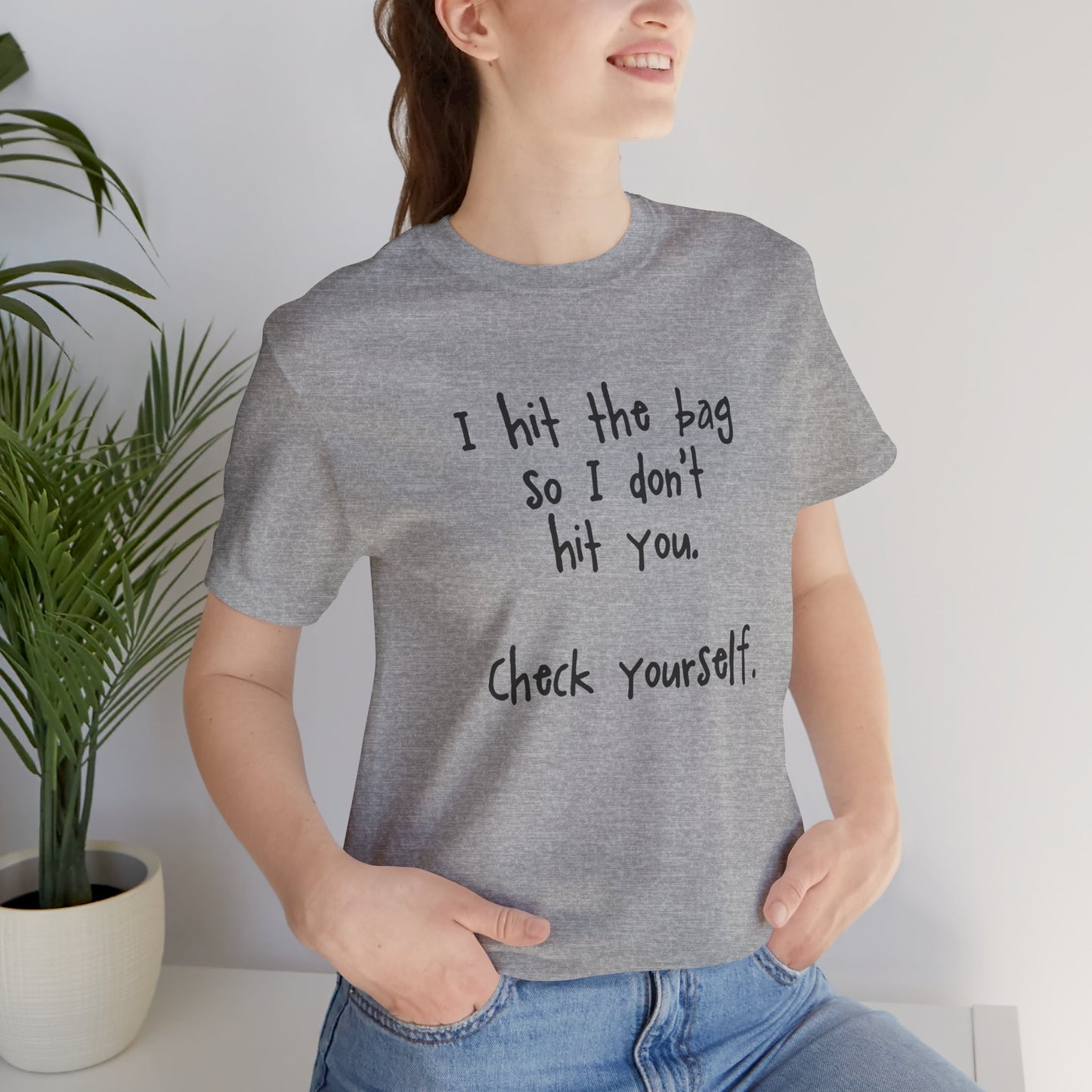 "Check Yourself" Kickboxing Tee