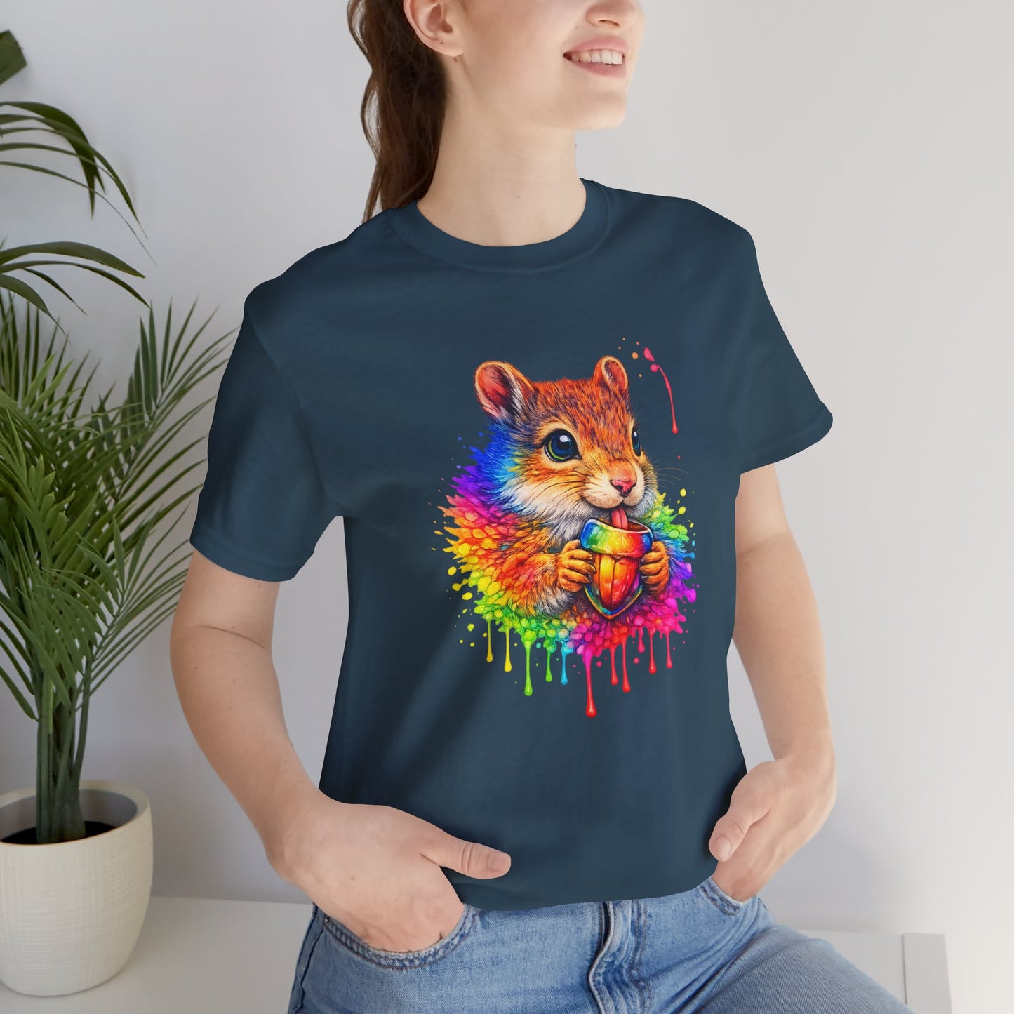 Watercolor Wildlife Squirrel T-Shirt