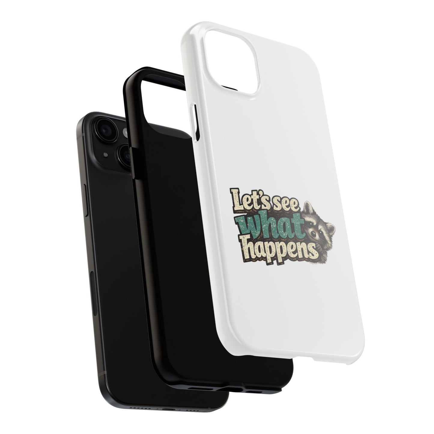 Peek & See Raccoon Phone Case — Tough & Cute Protective Phone Cover