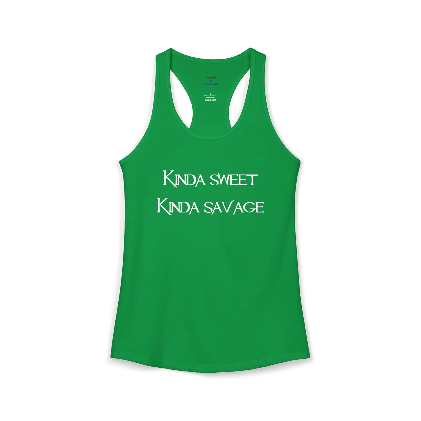 Kinda Both Racerback Tank
