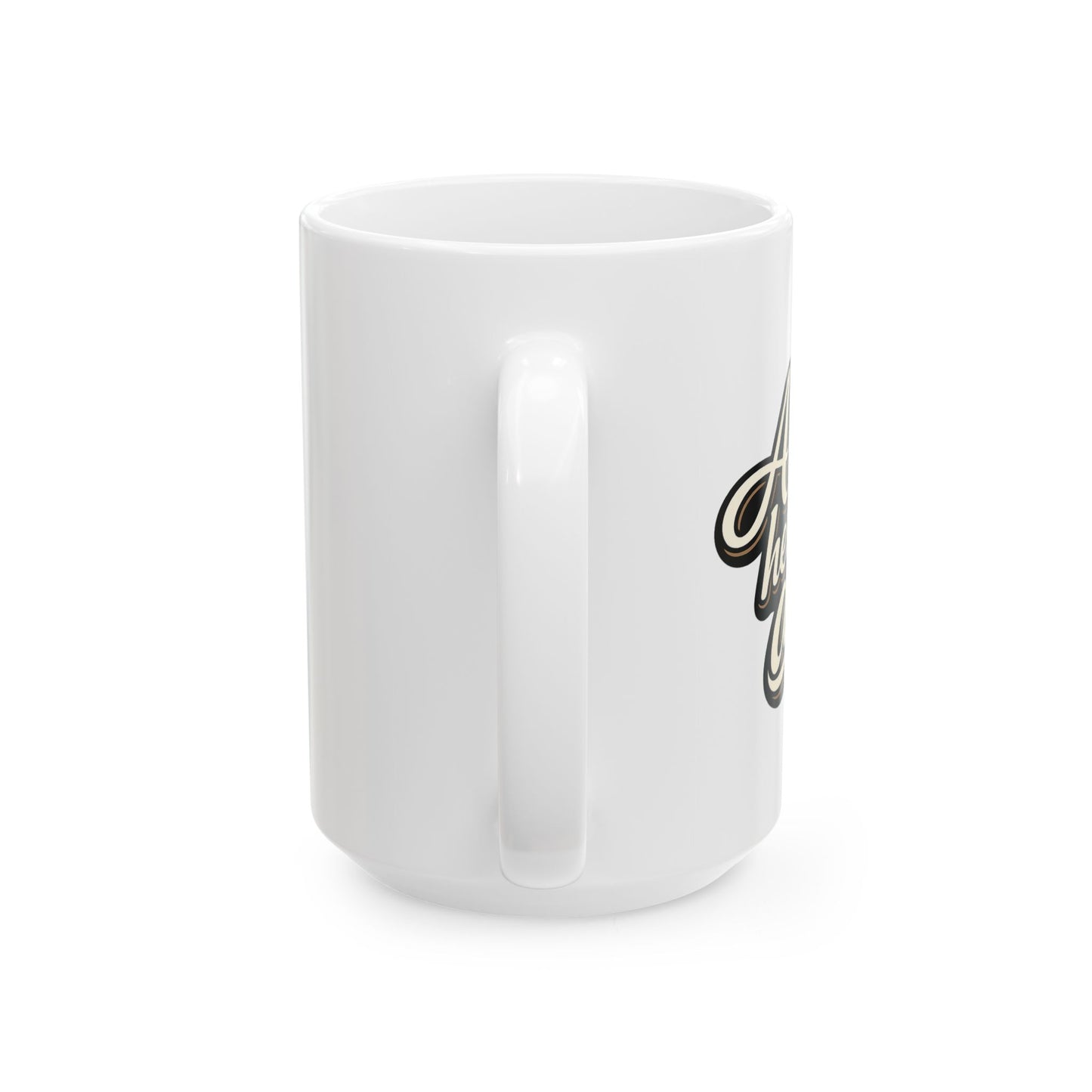 Alas Here We Are Raccoon Ceramic Mug  (11oz & 15oz)