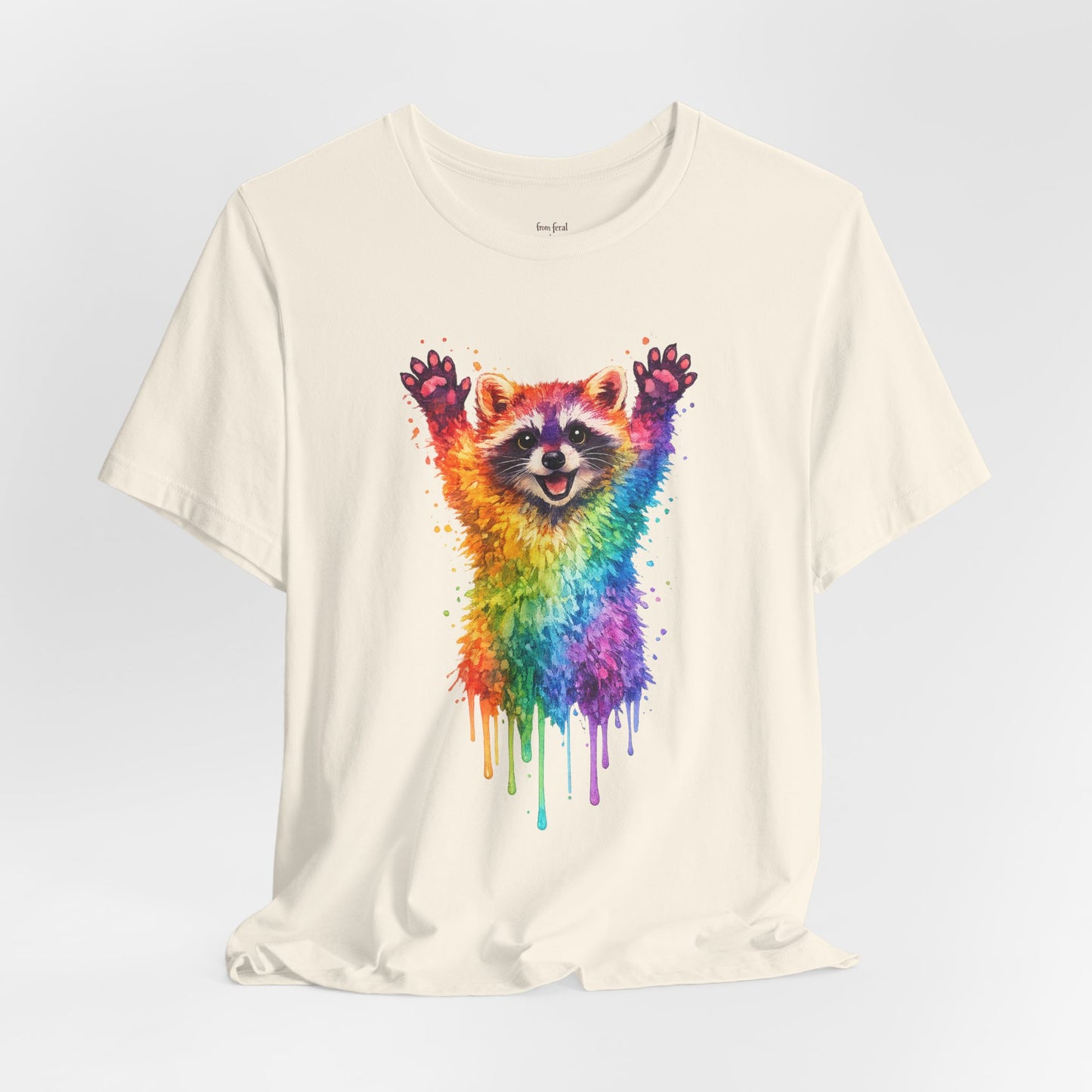 Watercolor Wildlife Raccoon T-Shirt