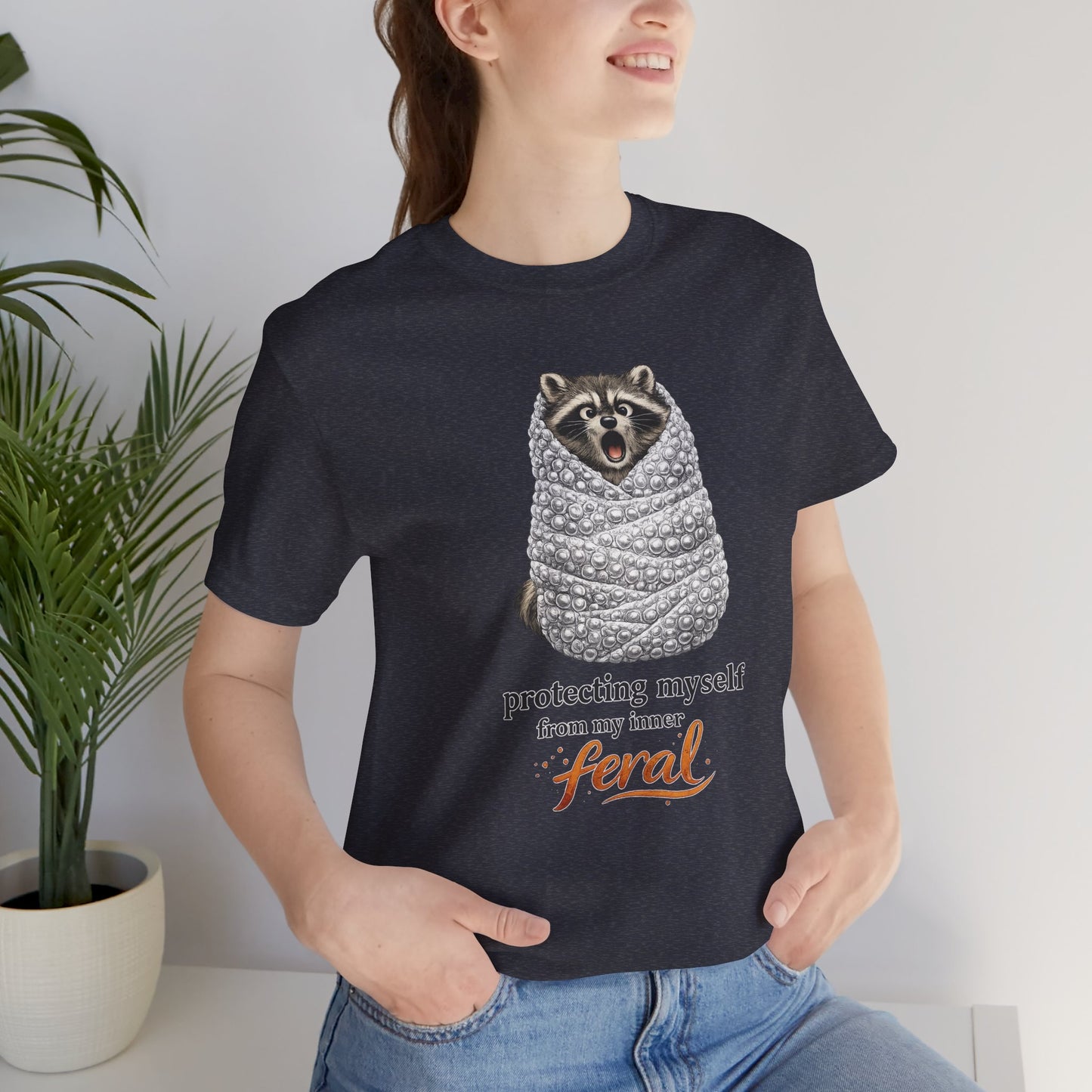 Bubble Wrapped Raccoon T-shirt