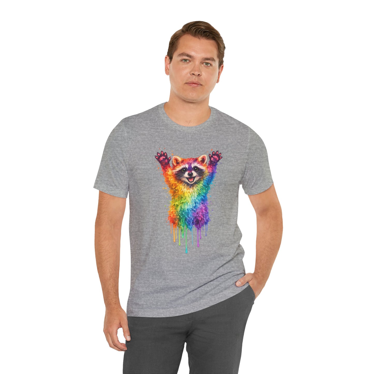 Watercolor Wildlife Raccoon T-Shirt