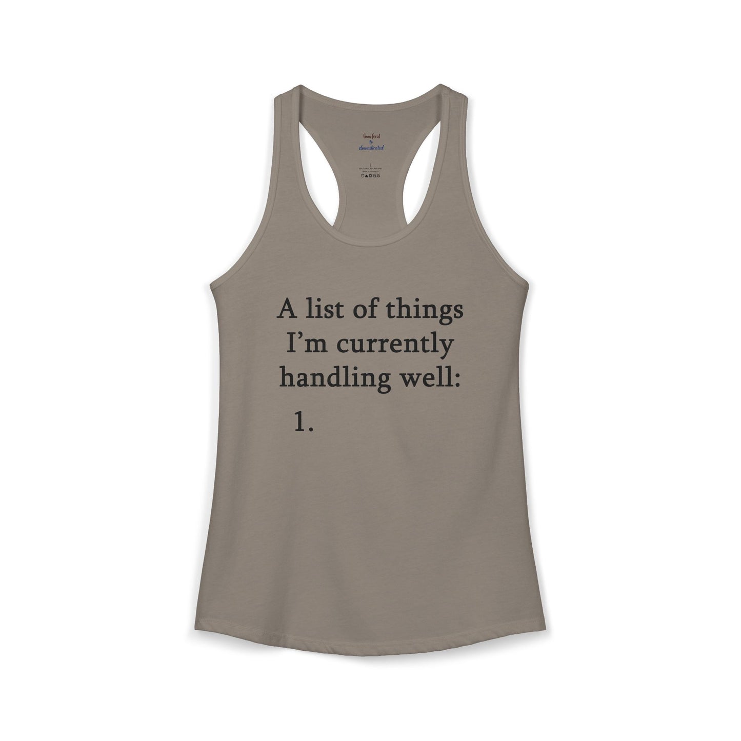 A List Racerback Tank