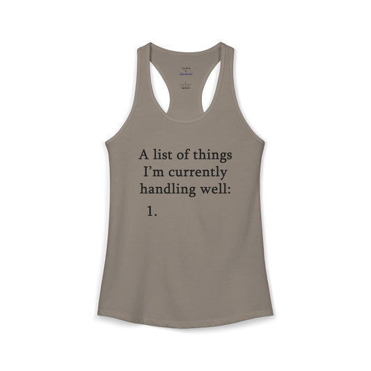 A List Racerback Tank