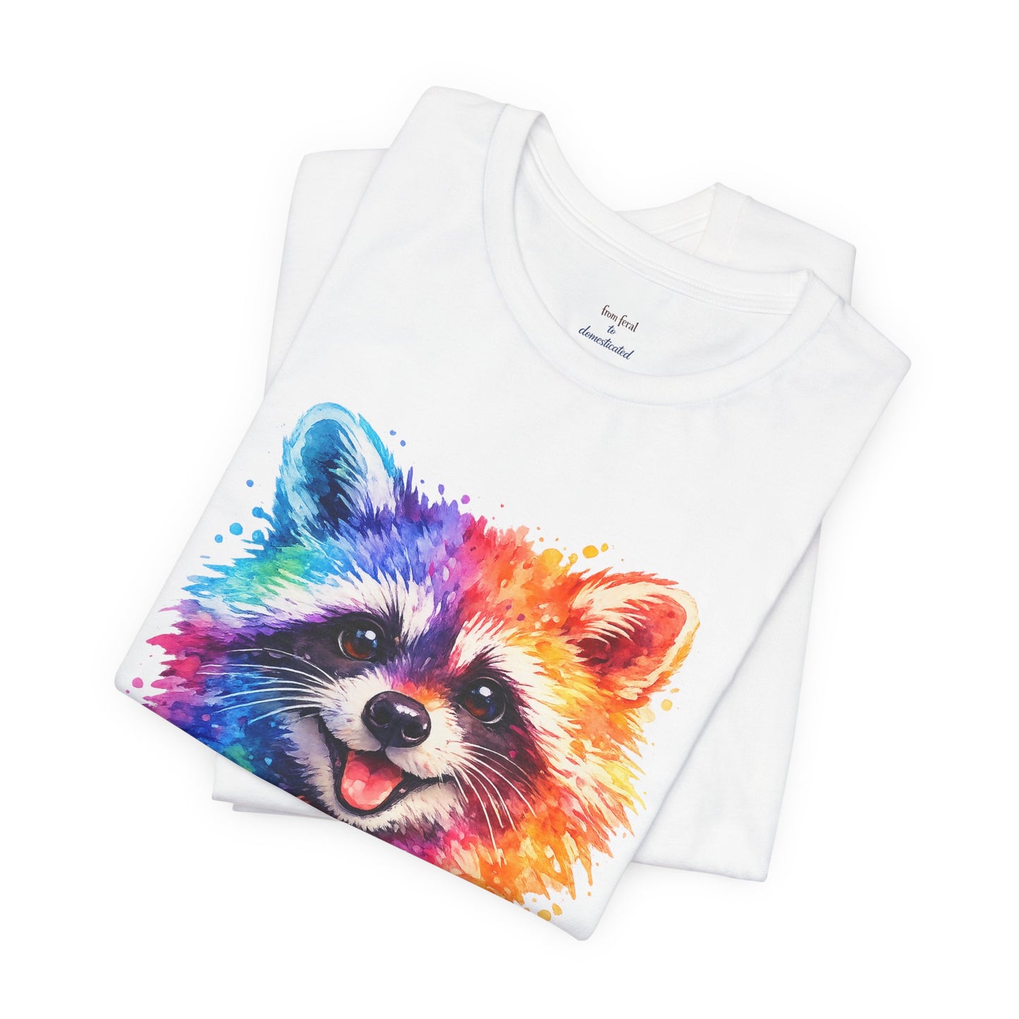 Watercolor Wildlife Raccoon T-Shirt