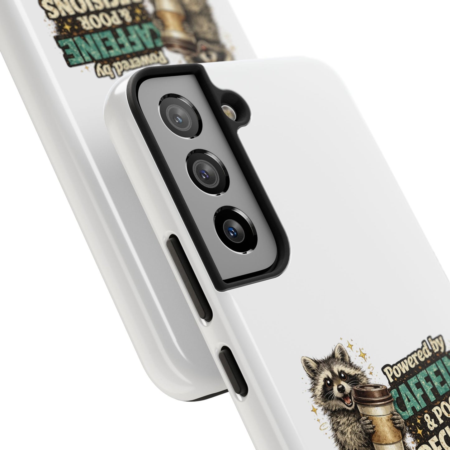Poor Decisions Raccoon Phone Case — Tough & Cute Protective Phone Cover