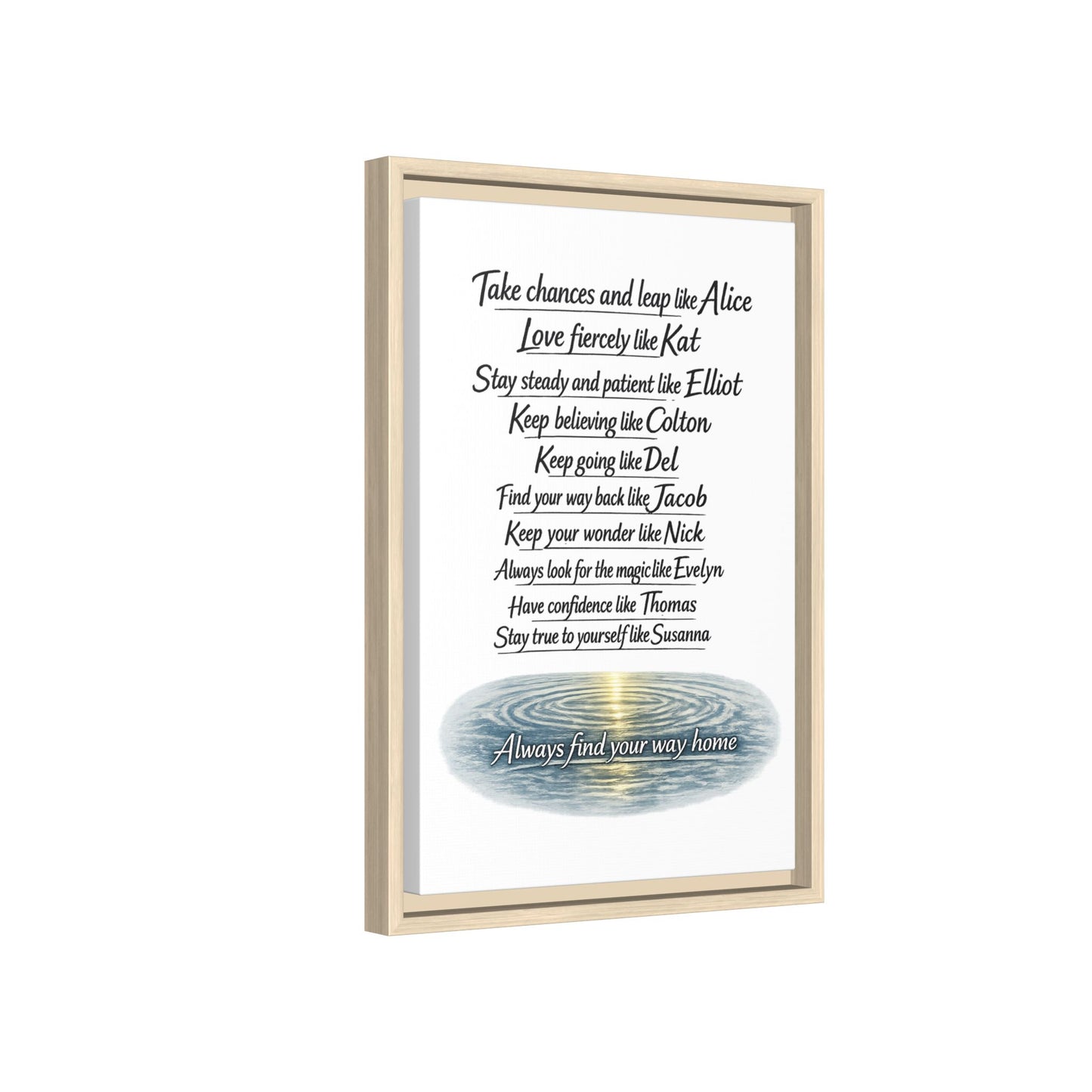 Find Your Way | Matte Canvas, Framed