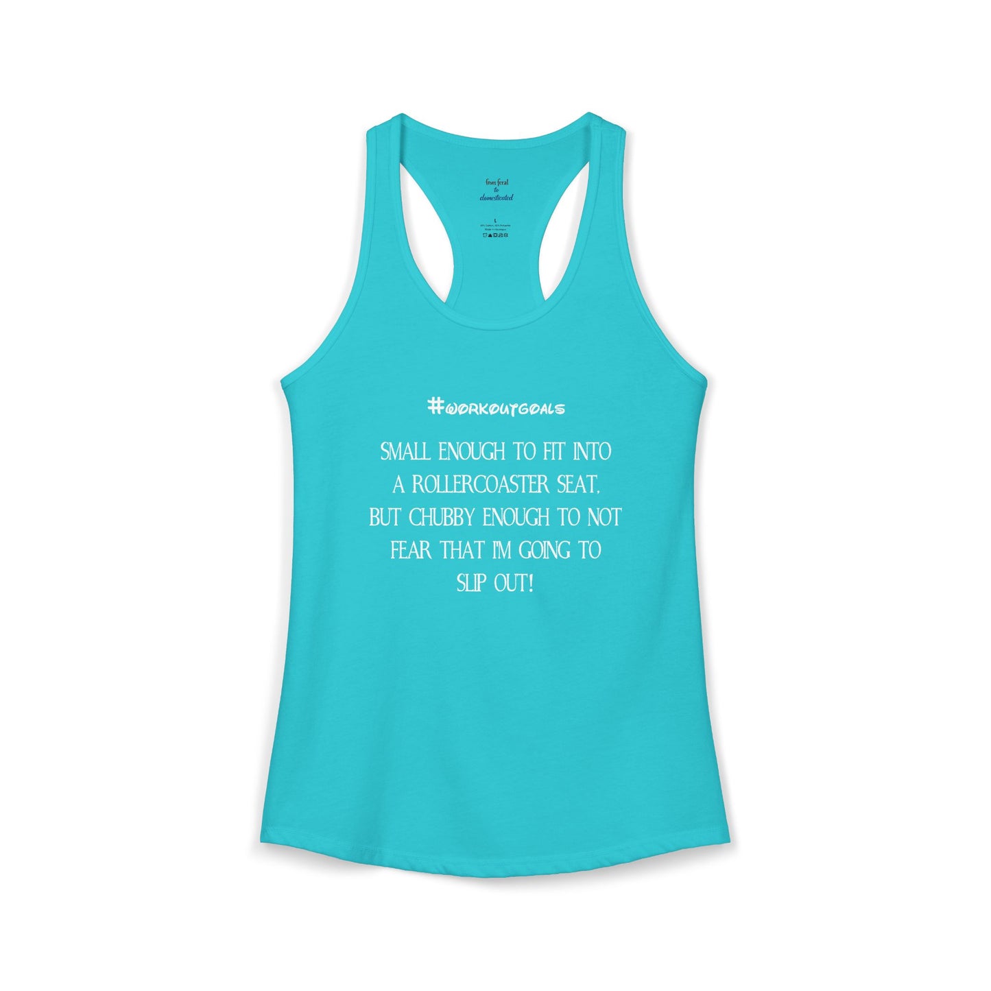 Workout Goals Racerback Tank