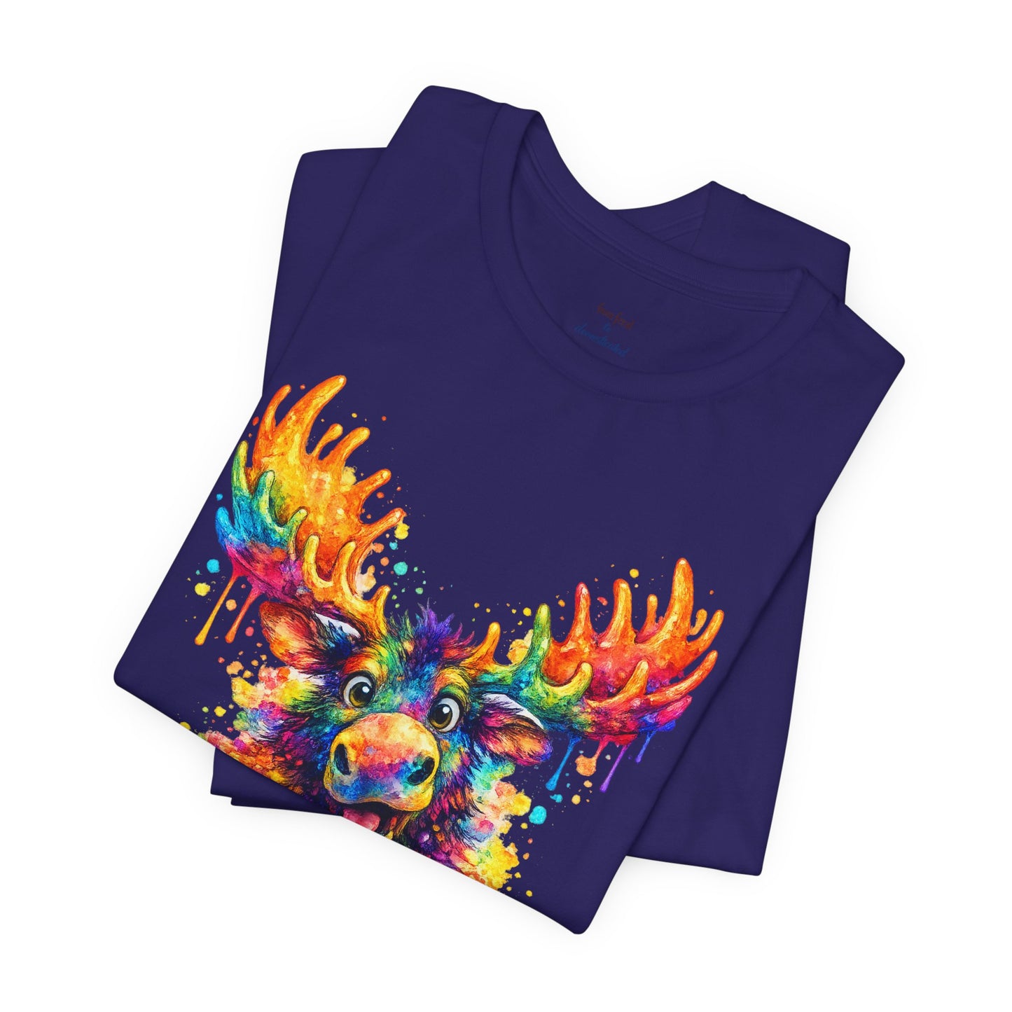Watercolor Wildlife Moose T-Shirt