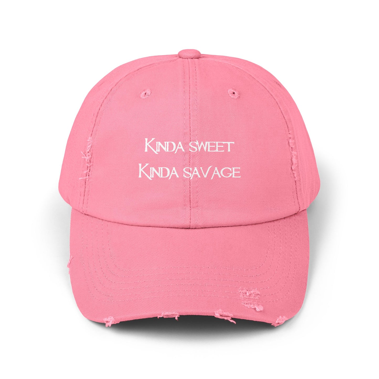 "Kinda Sweet" Distressed Cap —  Funny Truth Hat