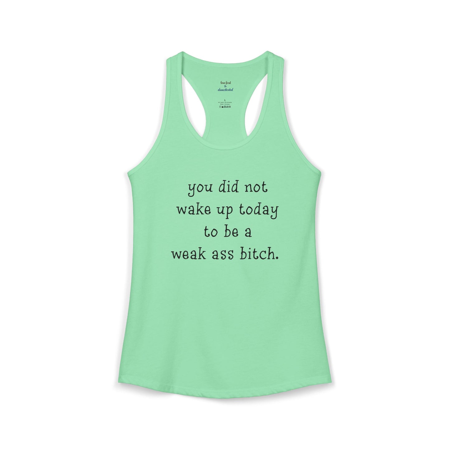 Weakass Racerback Tank