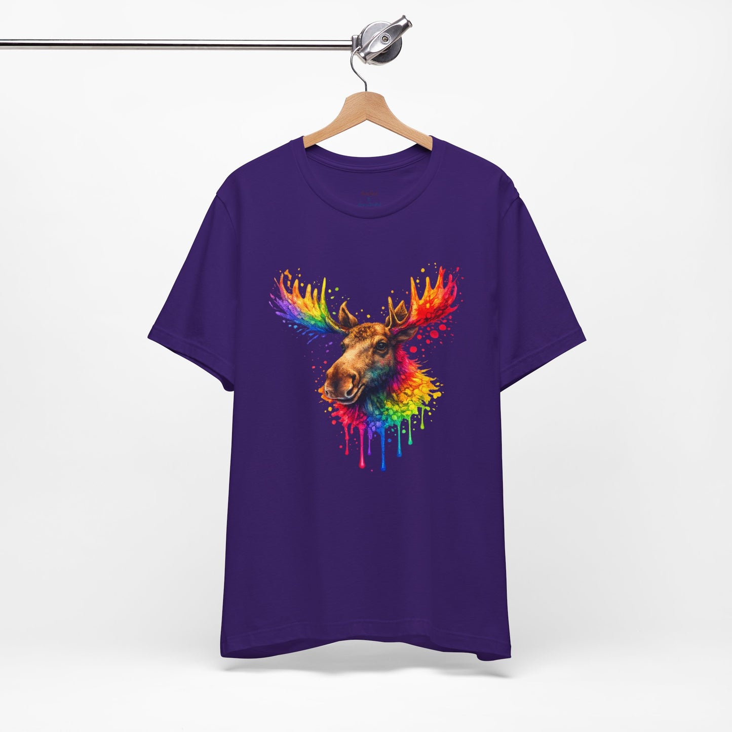 Watercolor Wildlife Moose T-Shirt