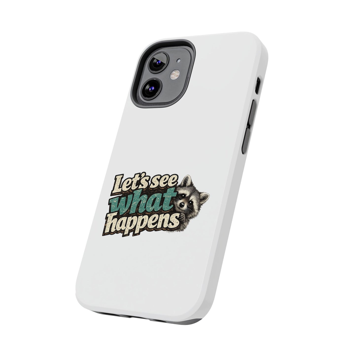 Peek & See Raccoon Phone Case — Tough & Cute Protective Phone Cover