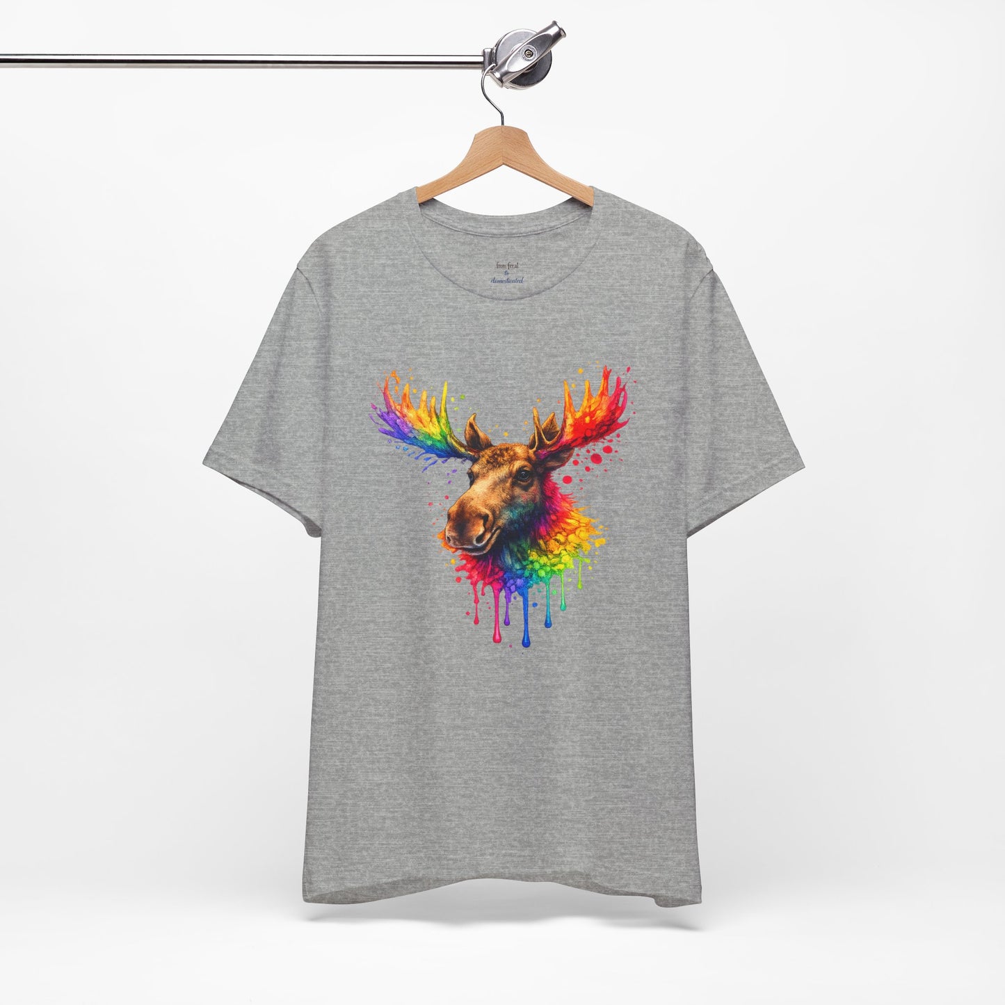 Watercolor Wildlife Moose T-Shirt