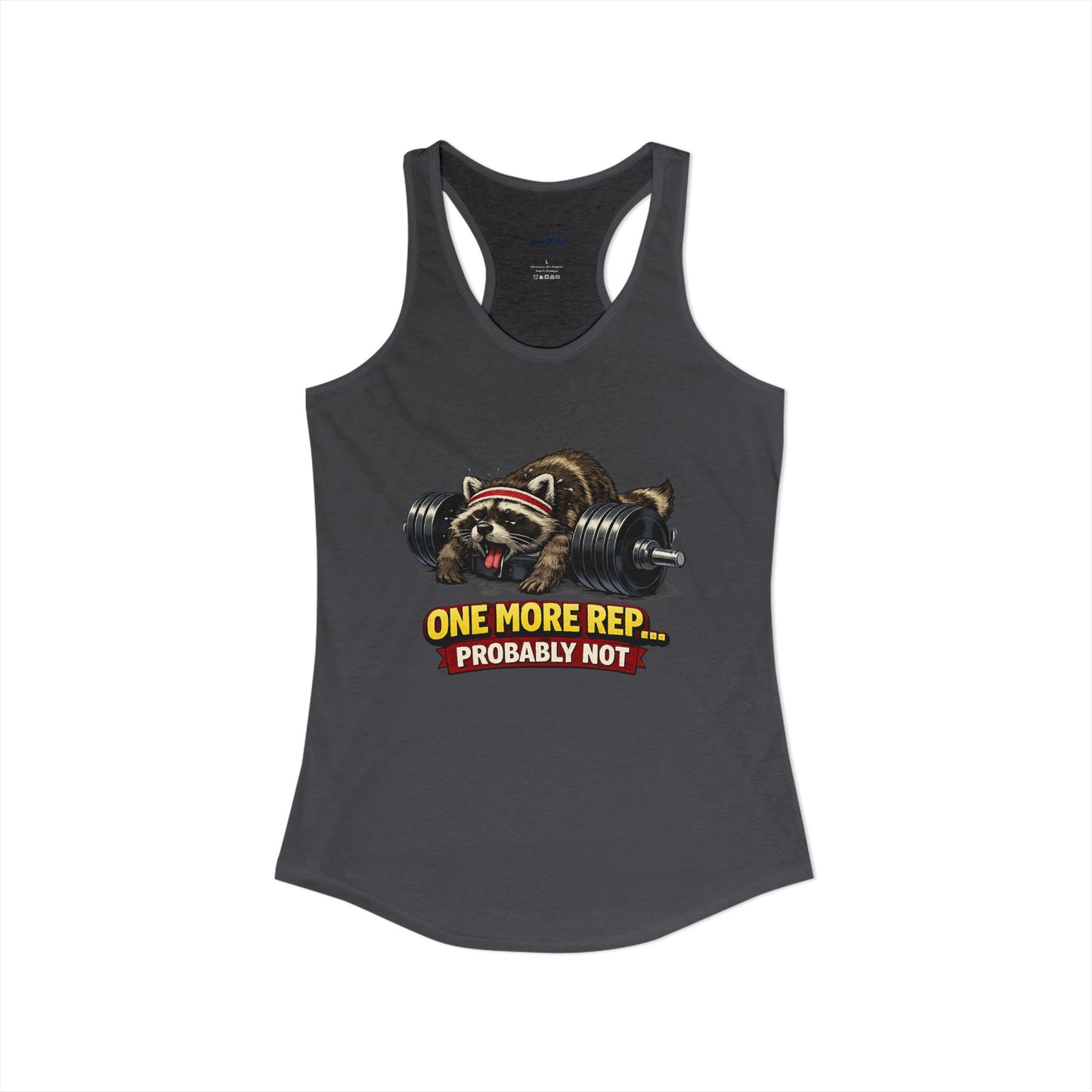 One More Rep Racerback Tank