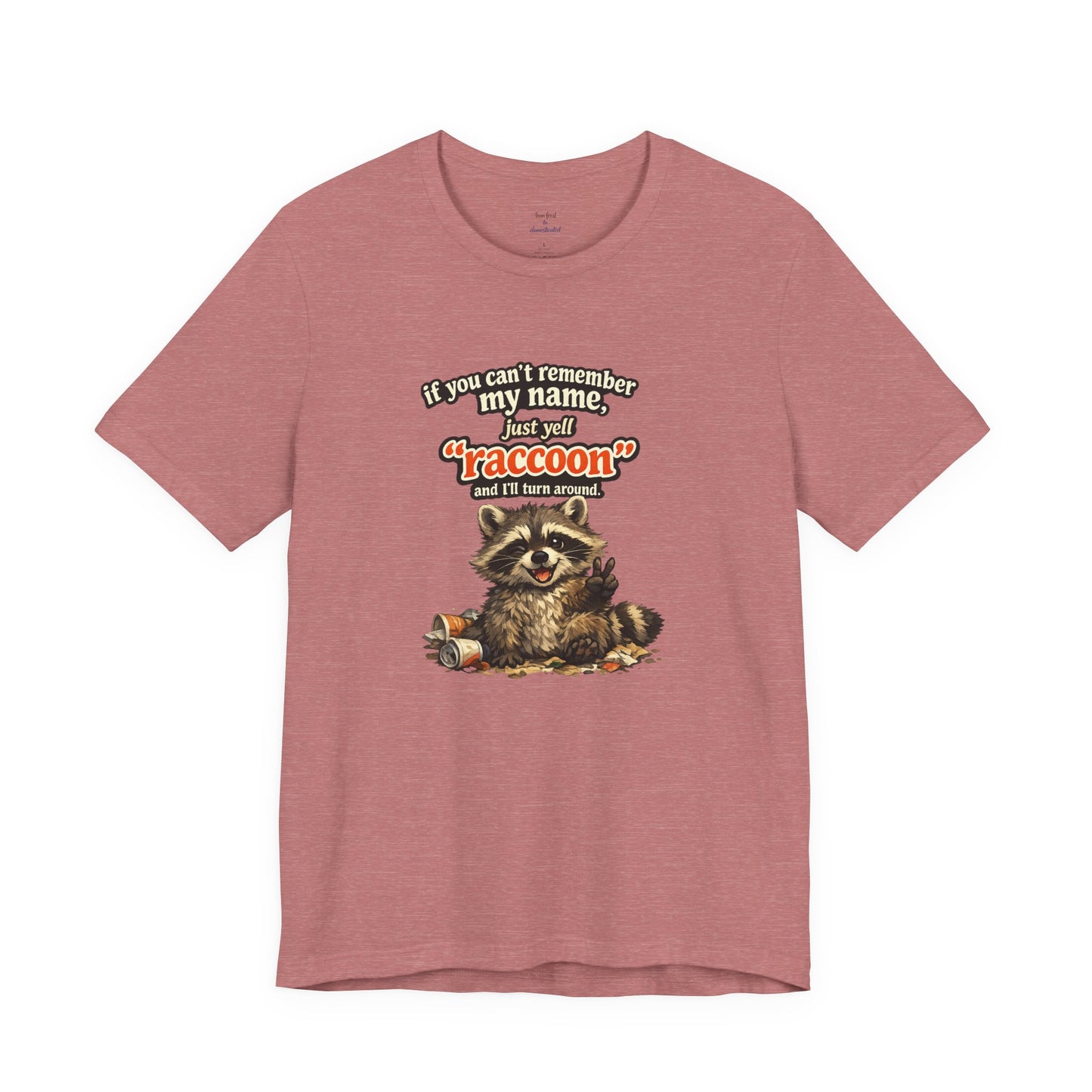 Yell Raccoon T-shirt