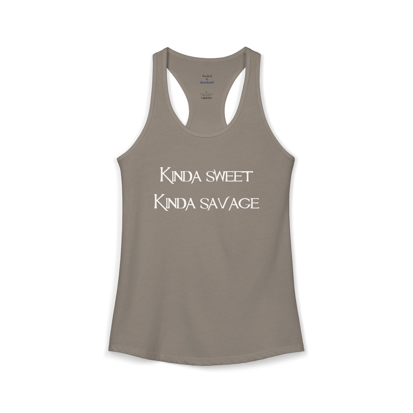 Kinda Both Racerback Tank