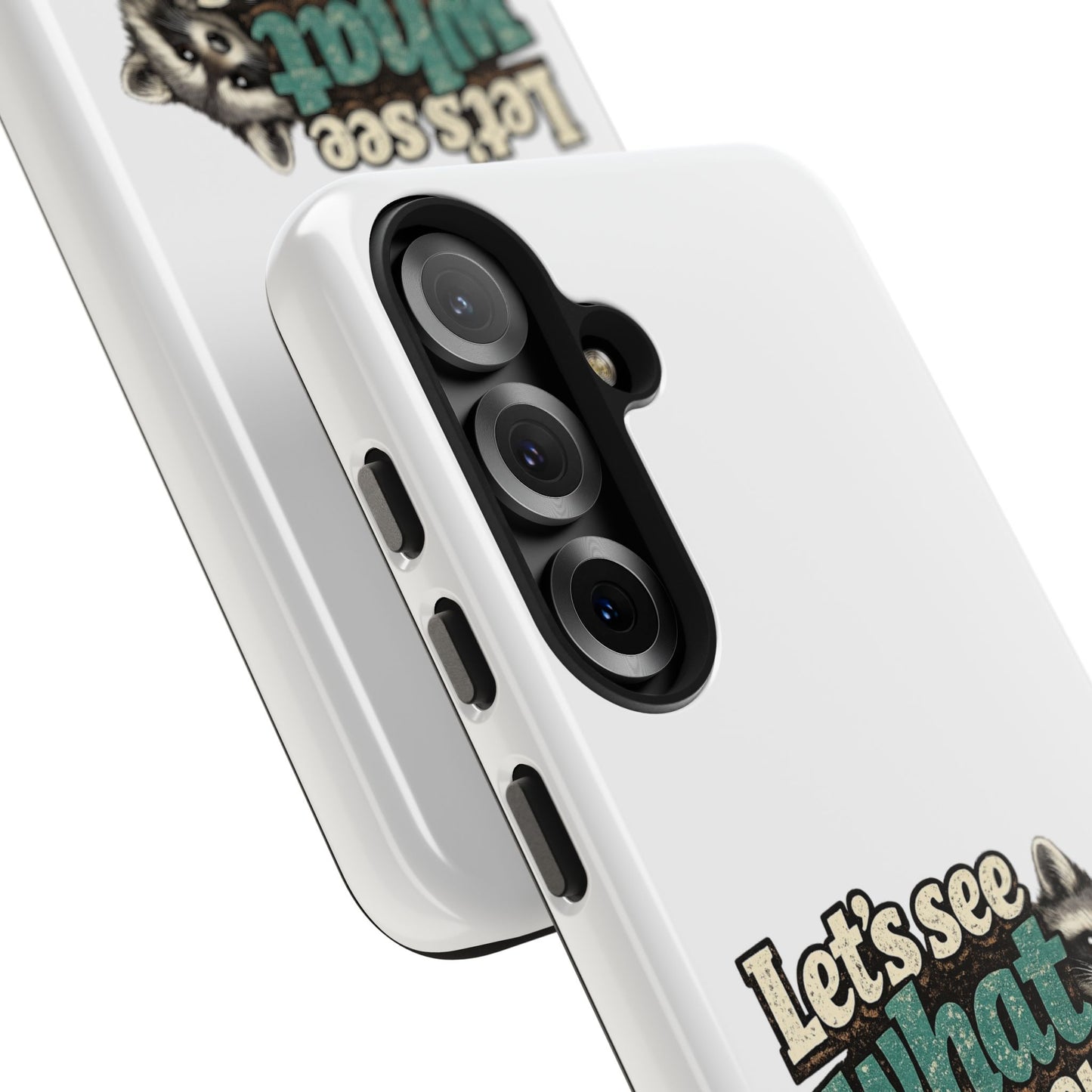 Peek & See Raccoon Phone Case — Tough & Cute Protective Phone Cover