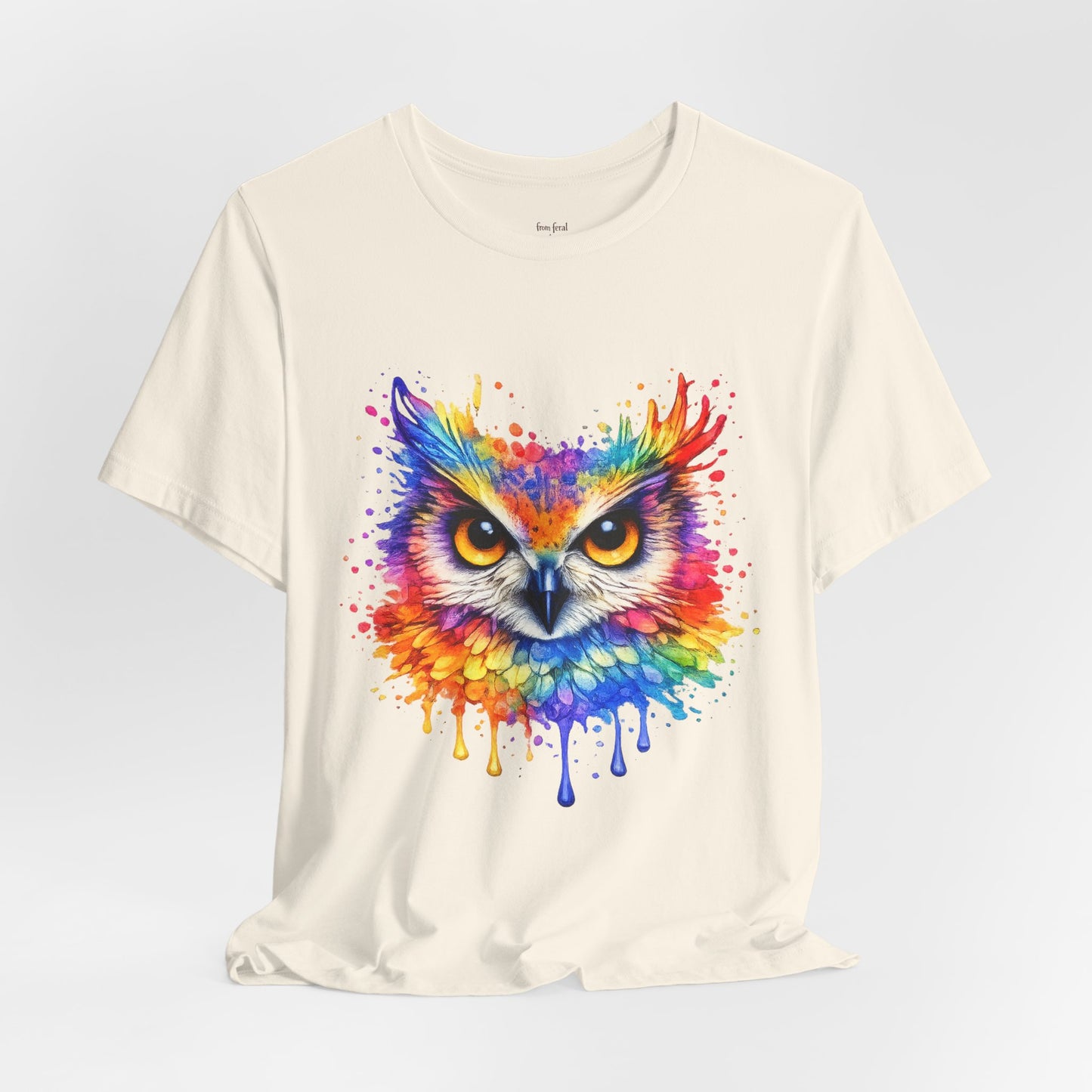 Watercolor Wildlife Owl T-Shirt