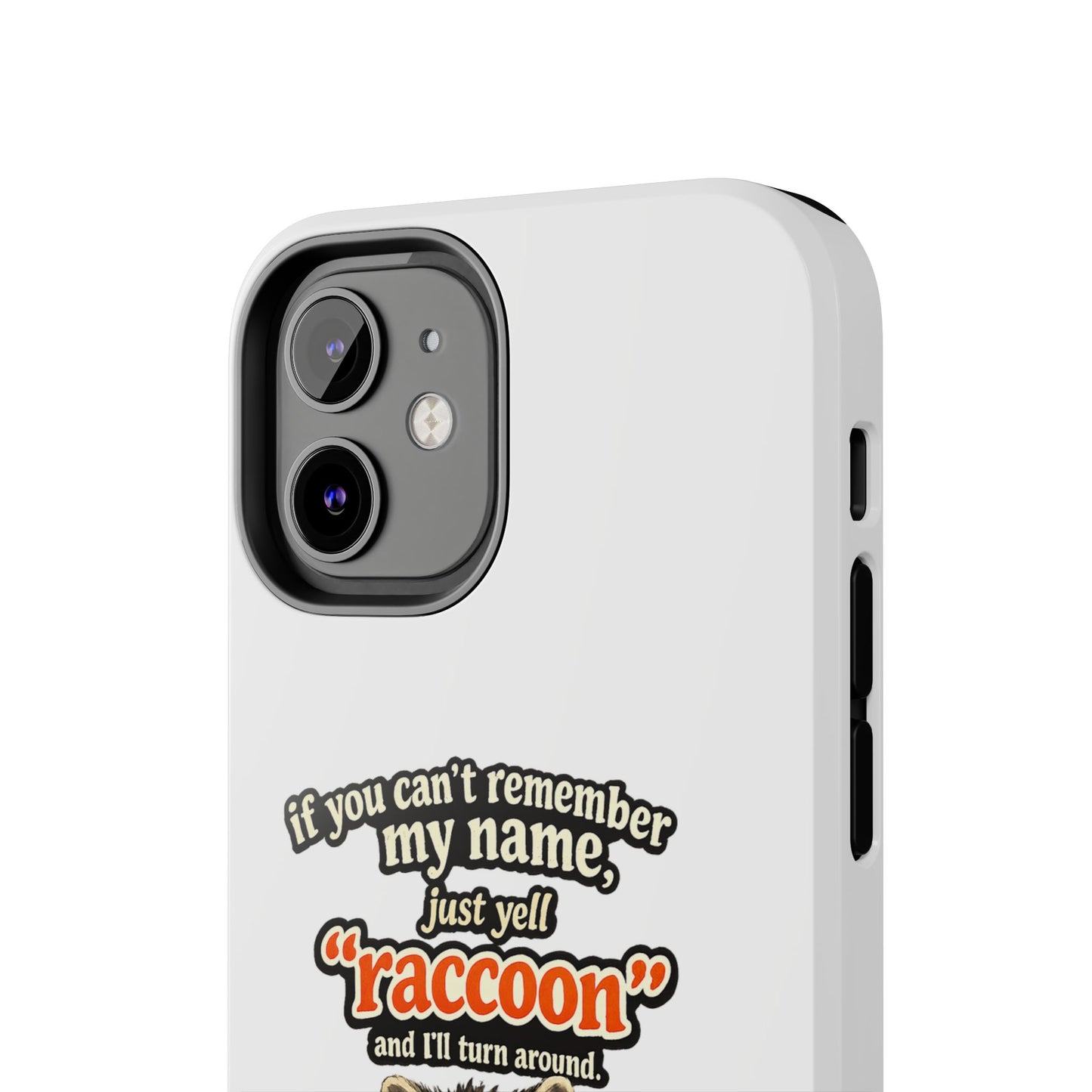 Yell Raccoon Phone Case — Tough & Cute Protective Phone Cover
