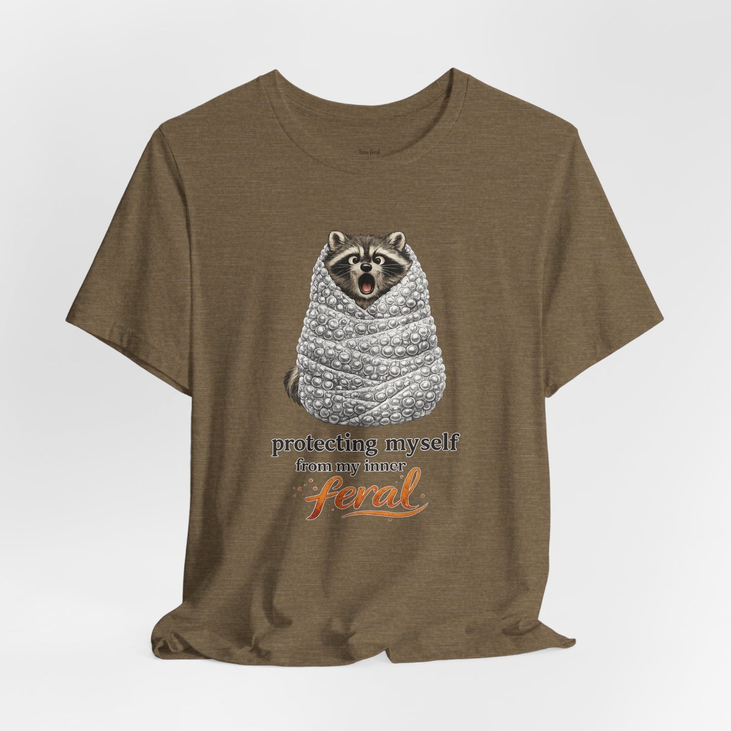 Bubble Wrapped Raccoon T-shirt