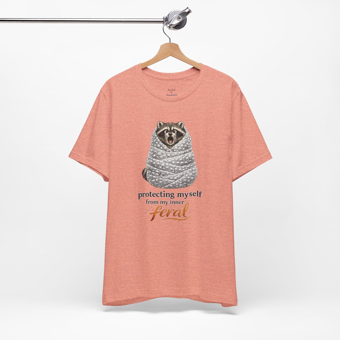 Bubble Wrapped Raccoon T-shirt