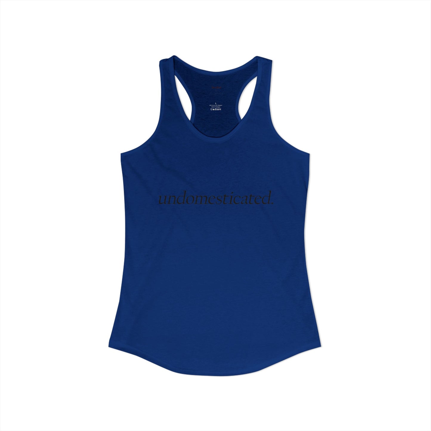 undomesticated. Racerback Tank