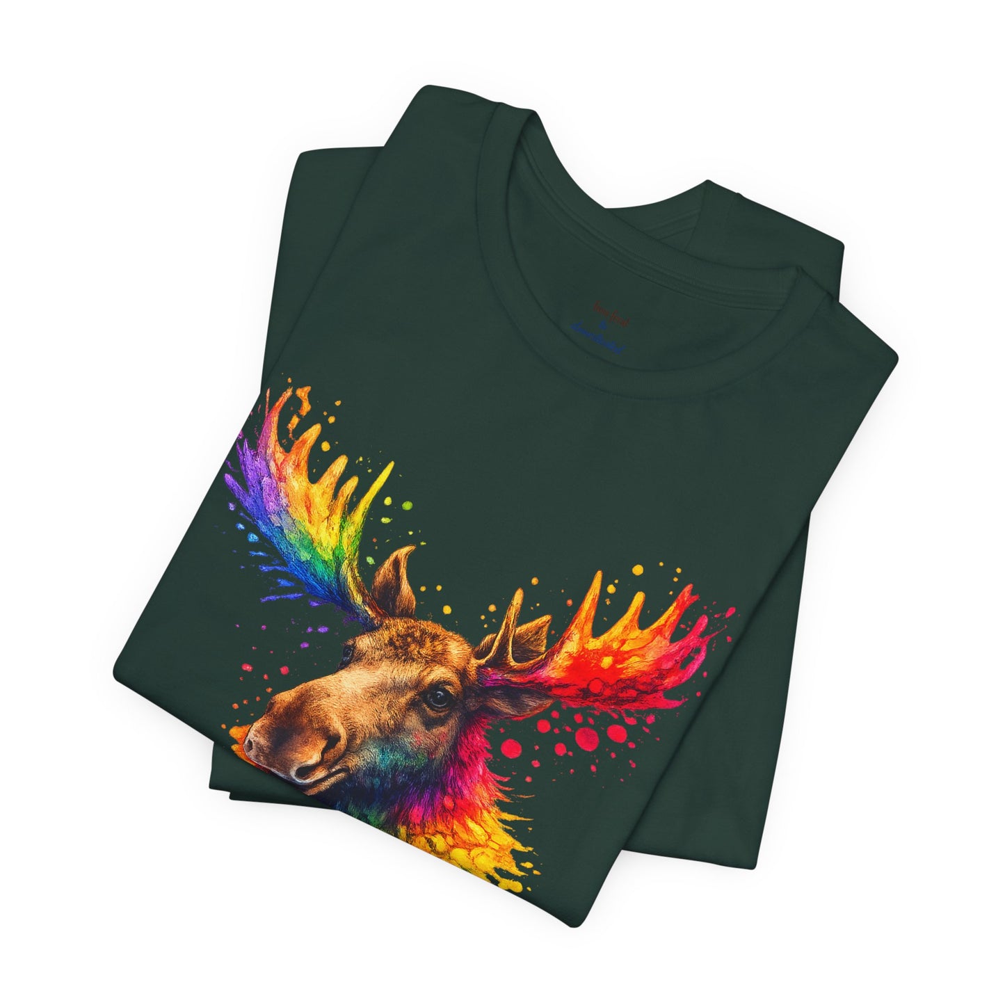 Watercolor Wildlife Moose T-Shirt