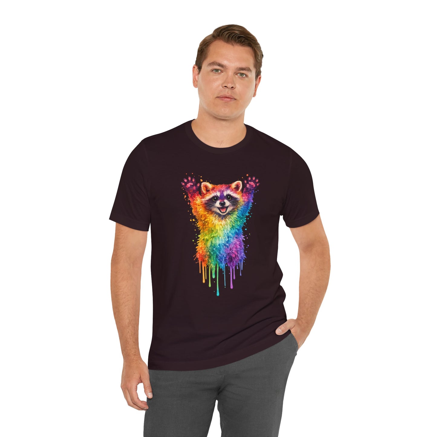 Watercolor Wildlife Raccoon T-Shirt