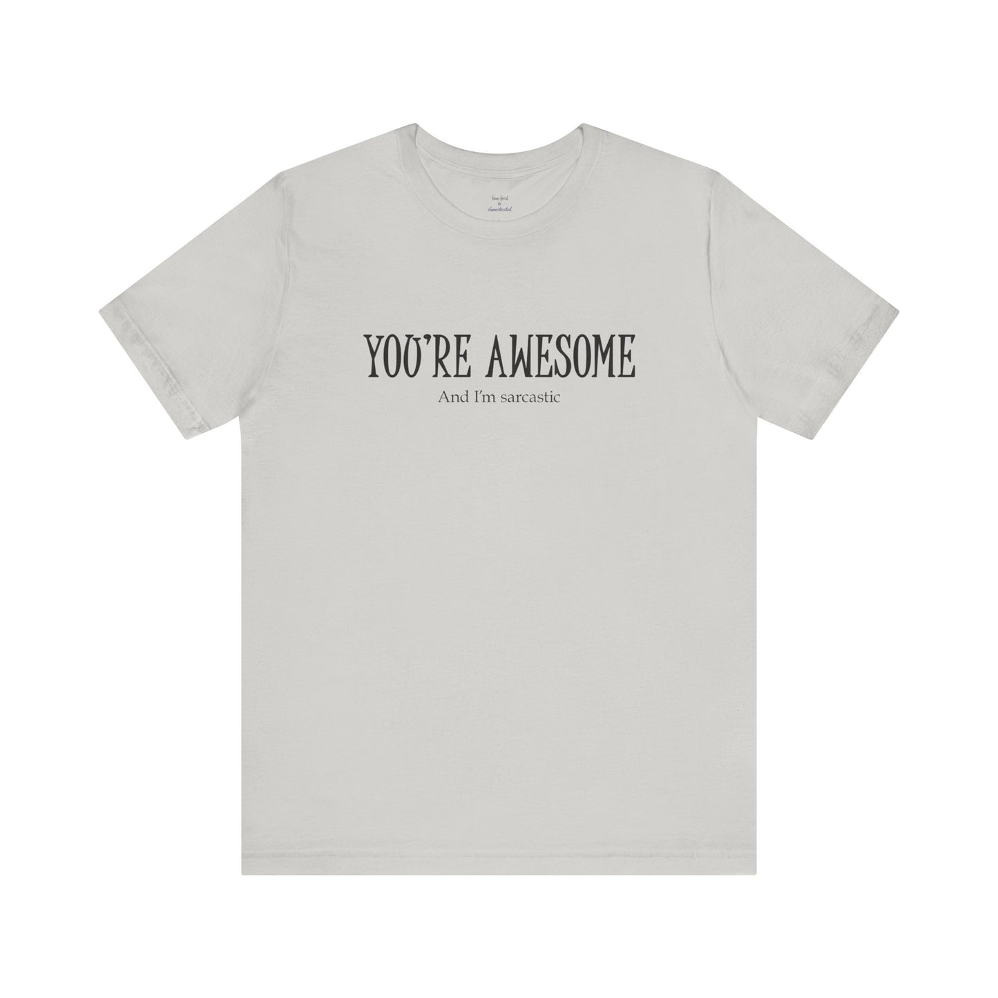 You're Awesome (And I'm Sarcastic) T-Shirt
