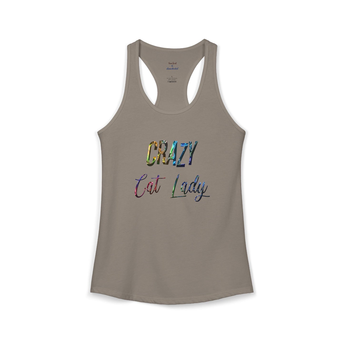 Crazy Cat Lady Racerback Tank