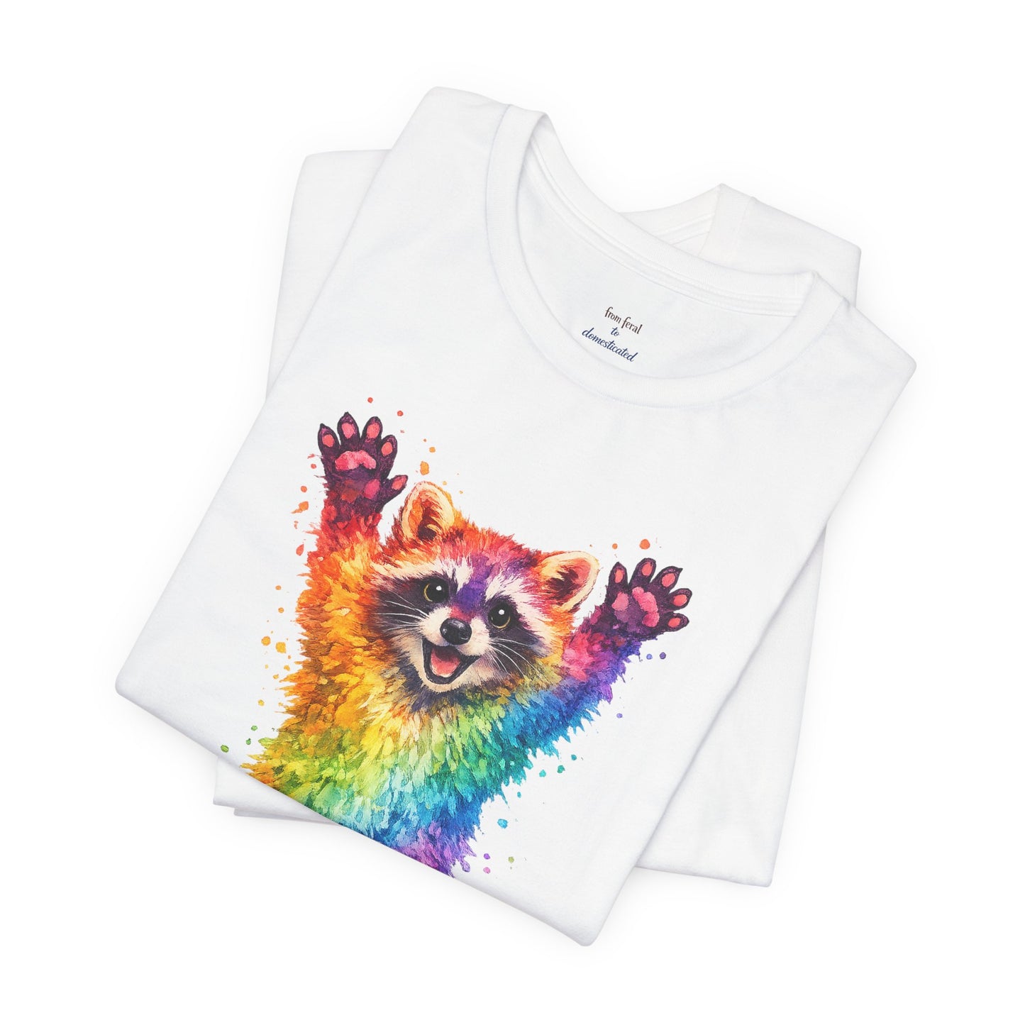 Watercolor Wildlife Raccoon T-Shirt