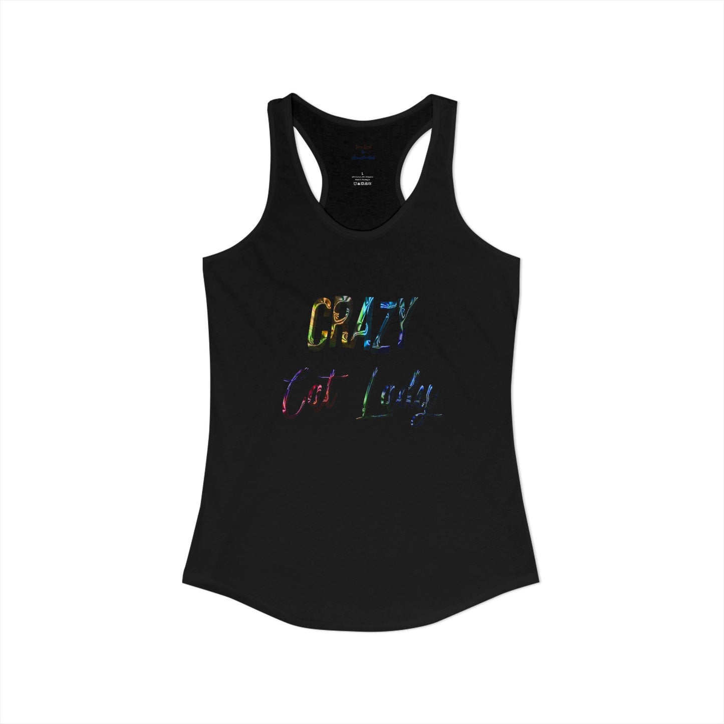 Crazy Cat Lady Racerback Tank