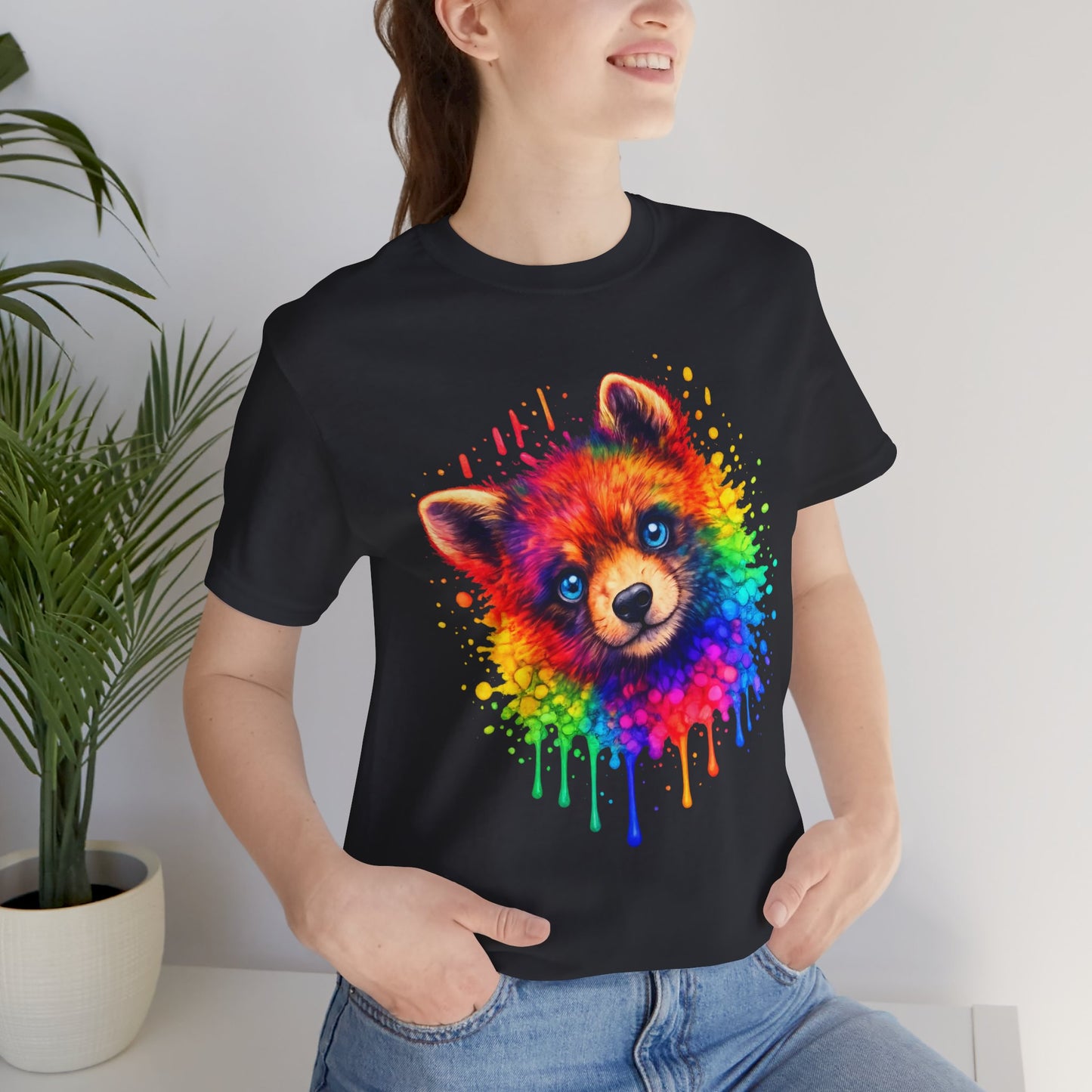 Watercolor Wildlife Bear Cub T-Shirt