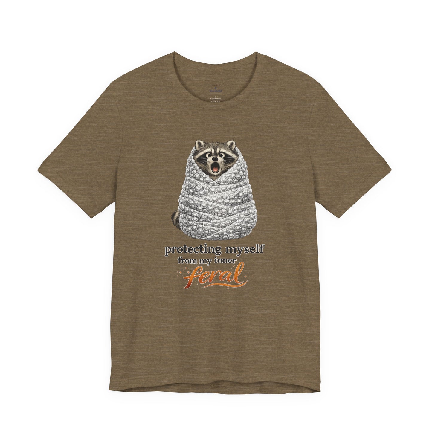 Bubble Wrapped Raccoon T-shirt
